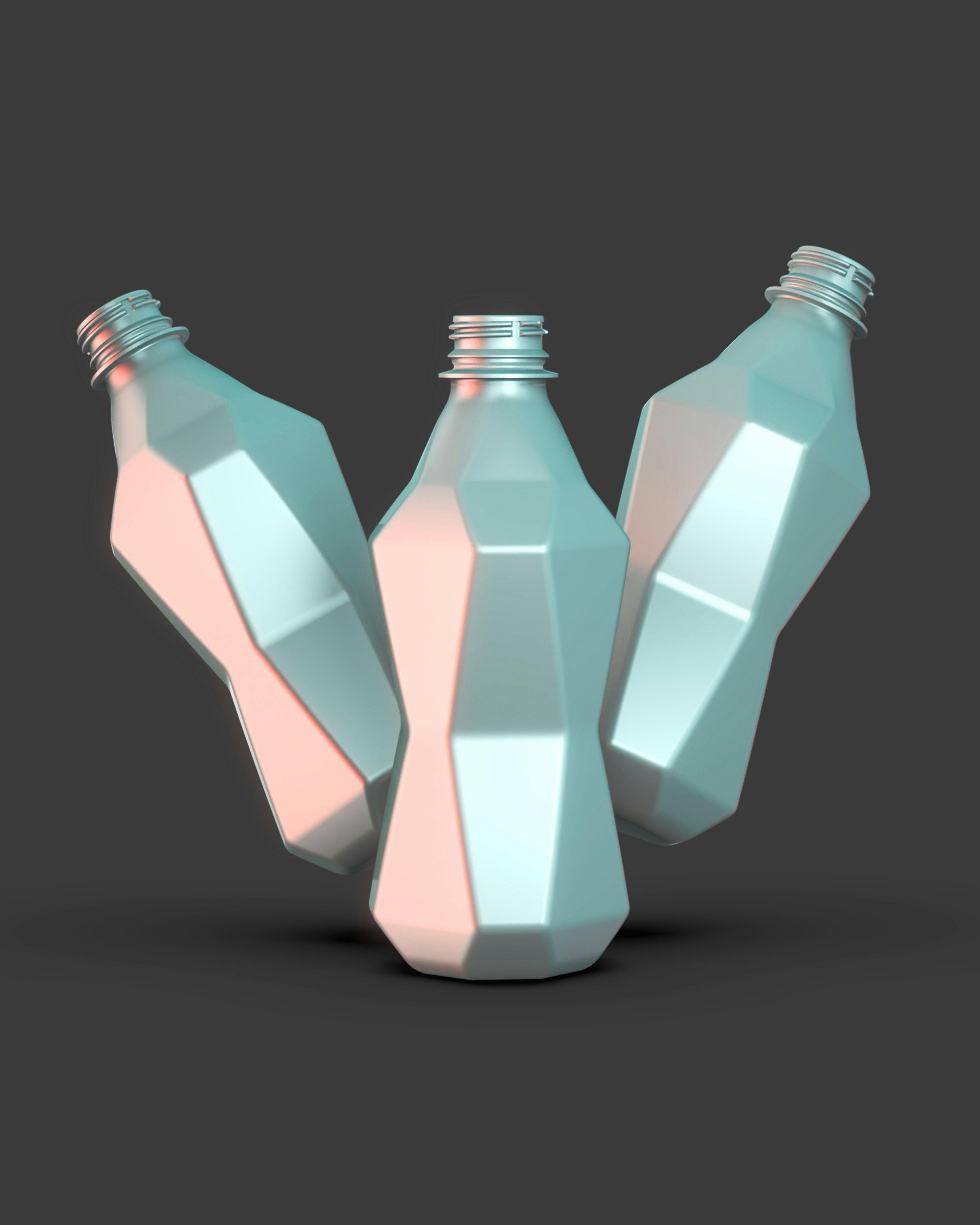 Plato plástico redondo